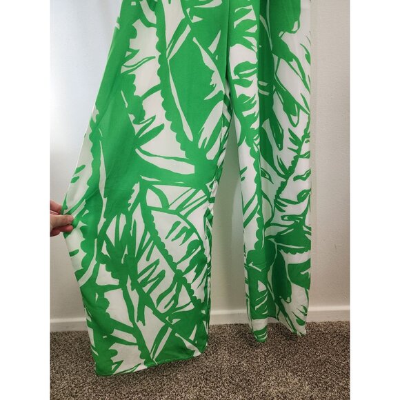 Lilly Pulitzer for Target 20th anniversary floral green jumpsuit XS - Picture 2 of 7